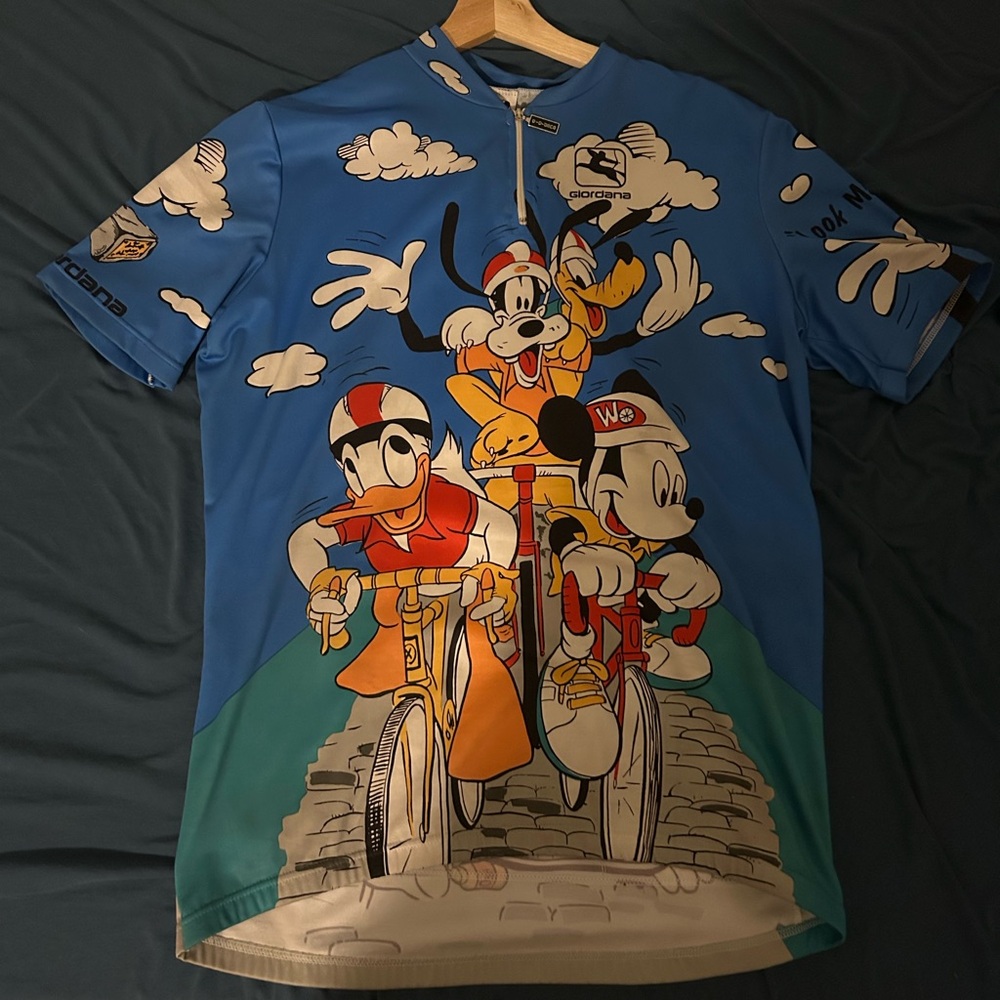 VTG 90's Giordana Disney Cycling Jersey XL